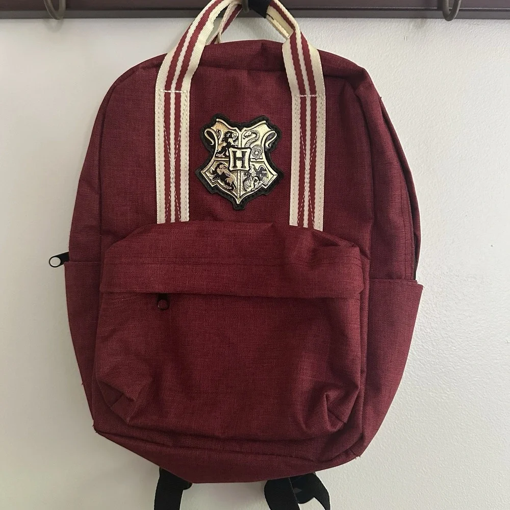 Harry‎ Potter Hogwarts School Crest Mini Backpack School Bag Maroon